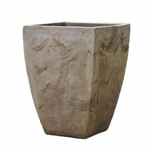 Antico Terra Cotta Square Brasilia Planter>Roger's Gardens Hot
