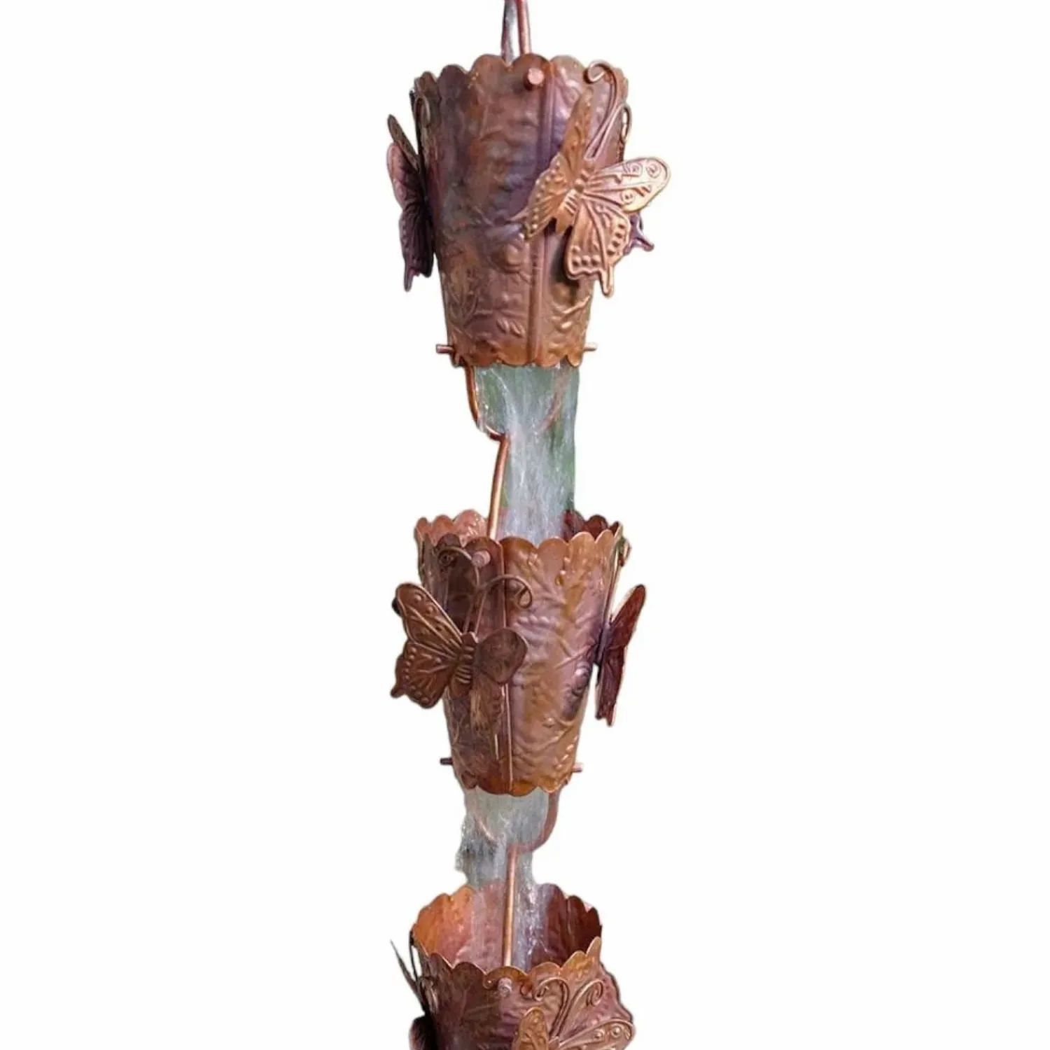 butterfly_cup_rain_chain__ft_long_0.webp Butterfly Cup Rain Chain - 8Ft Long>Roger's Gardens Fashion