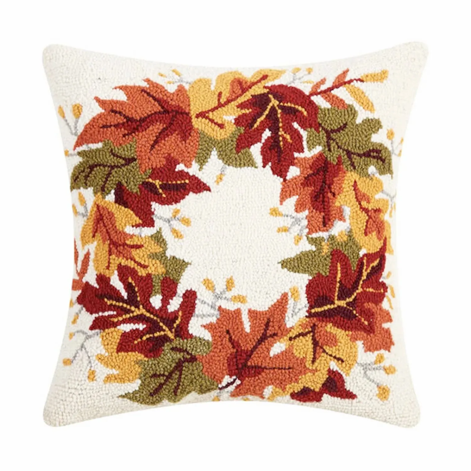 fall_wreath_pillow___x__0.webp Fall Wreath Pillow - 18" X 18">Roger's Gardens Flash Sale