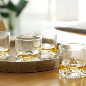 Famous Mountain Peaks Crystal Whiskey Glasses - Set Of 4>Roger's Gardens Hot