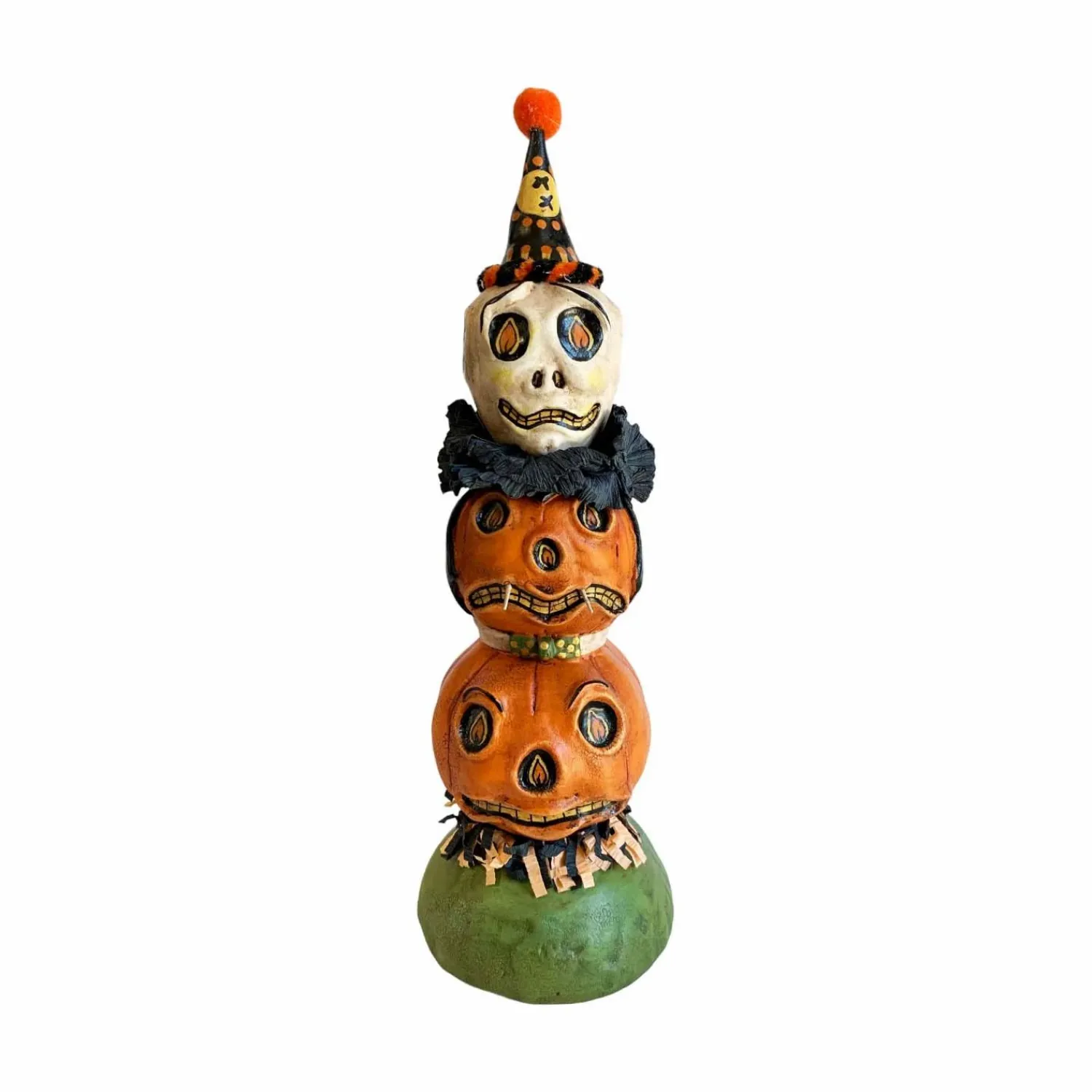 festive_halloween_totem___tall_0.webp Festive Halloween Totem - 11" Tall>Roger's Gardens Best Sale