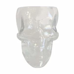 Glass Skull Bowl - 7" Tall>Roger's Gardens Discount