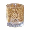 Golden Ikat Cocktail Glass>Roger's Gardens Sale