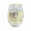 Golden Ikat Stemless Glass>Roger's Gardens Shop