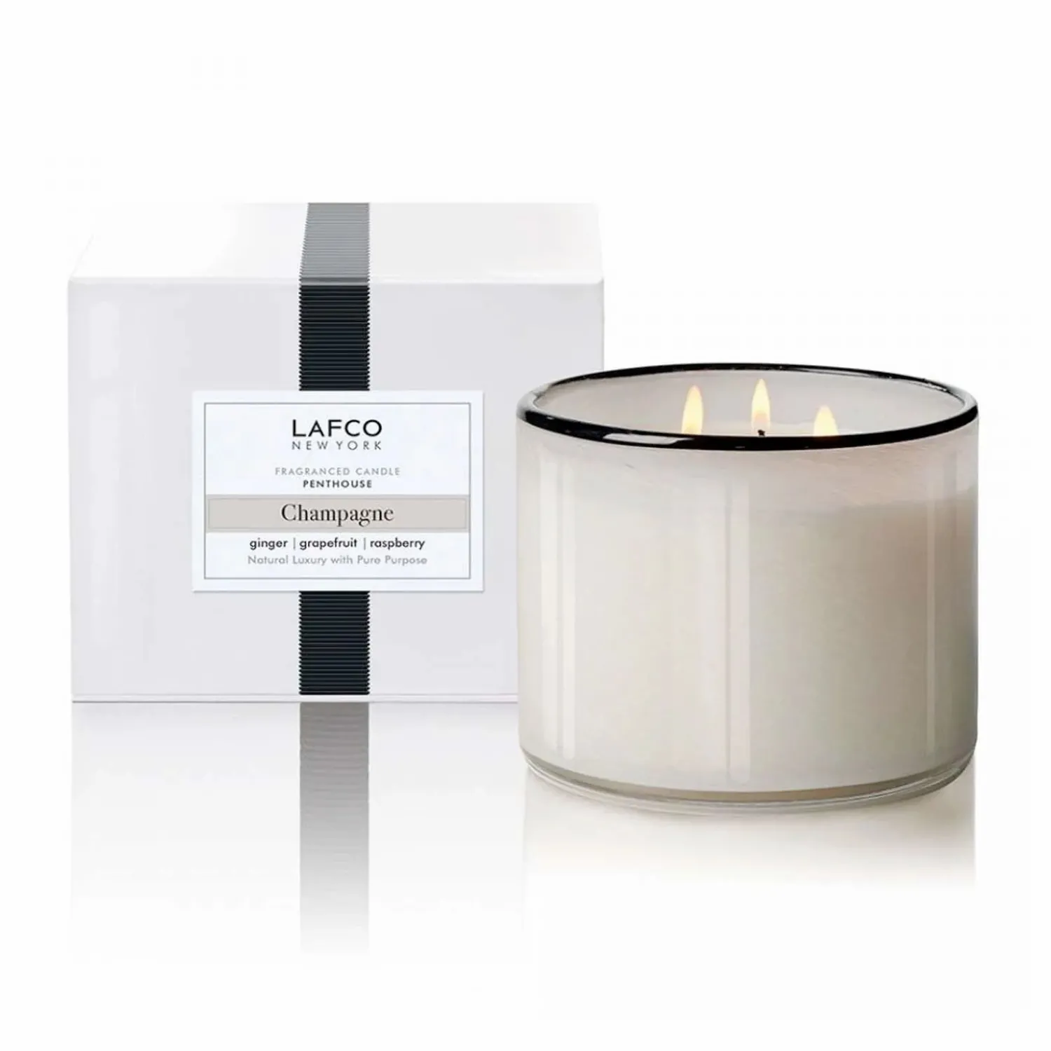 lafco_champagne_wick_candle_0.webp Lafco Champagne 3-Wick Candle>Roger's Gardens Outlet