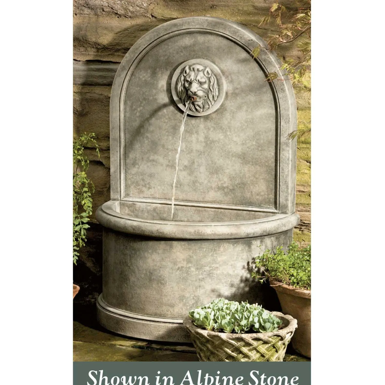 lion_wall_fountain_0.webp Lion Wall Fountain>Roger's Gardens Discount