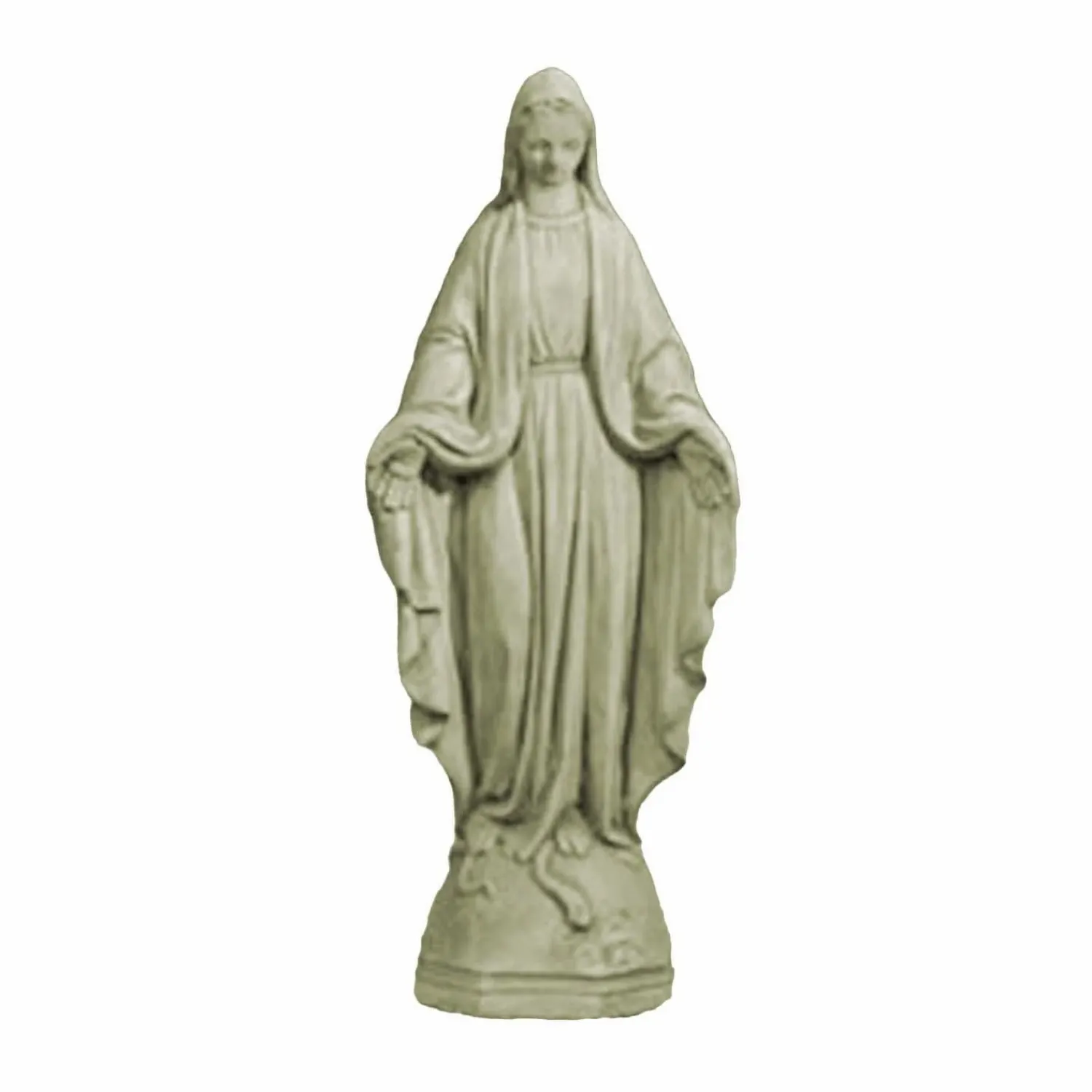 madonna_statue__verde___tall_0-1.webp Madonna Statue - Verde - 18" Tall>Roger's Gardens Outlet