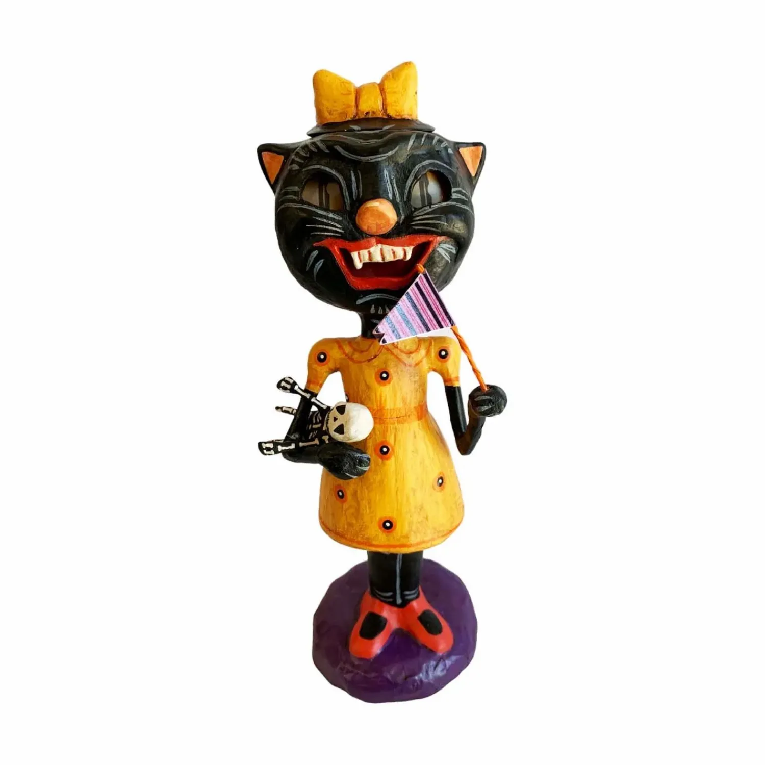 meowzal_the_spirited_black_cat___tall__jorge_de_rojas_0.webp Meowzal The Spirited Black Cat - 11" Tall - Jorge De Rojas>Roger's Gardens Shop
