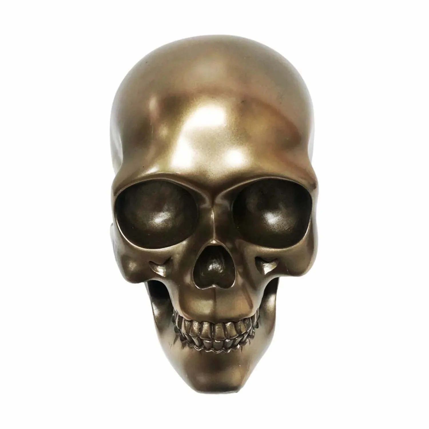 mystical_bronze_skull___tall_0.webp Mystical Bronze Skull - 5.25" Tall>Roger's Gardens Store