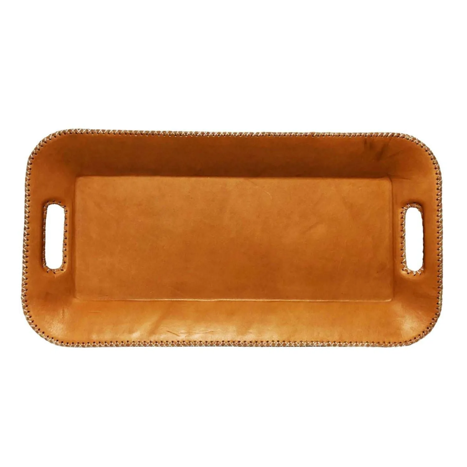 paraguayan_leather_long_serving_tray_0.webp Paraguayan Leather Long Serving Tray>Roger's Gardens Cheap
