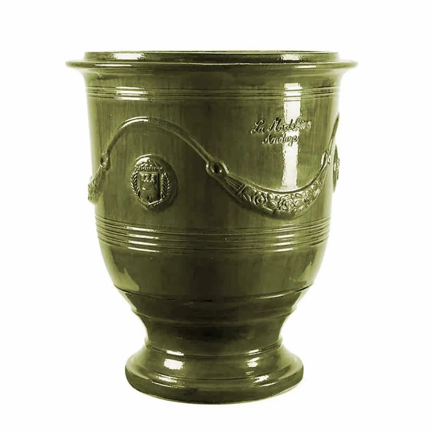 traditional_french_glazed_anduze_green_vase_1.webp Traditional French Glazed Anduze Green Vase>Roger's Gardens Fashion